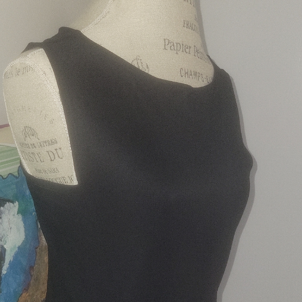 Elegant Black Sleeveless Top